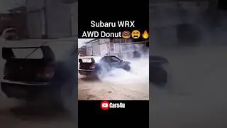 Subaru AWD Donuts🍩🤯💥#subaru #wrxsti #allwheeldrive #drift #donuts #supercharged #wrx