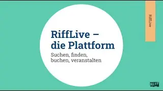 Buchungsplattform für Live-Journalismus – RiffLive