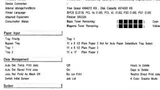 Ricoh - How to print out the machines Configuration Sheet