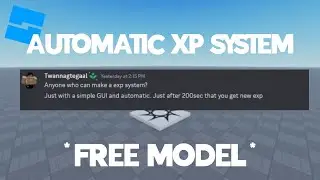 Automatic XP System (SUGGESTION) [ROBLOX STUDIO]