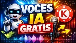 Como obtener voces de IA gratis en KineMaster