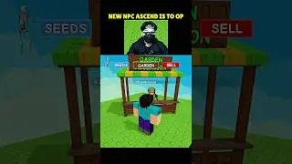 Bro New Npc Ascend is Too OP at Grow a Garden Update Fairy Event