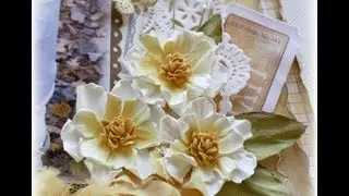 Flower Tutorial ~ Water Distressing