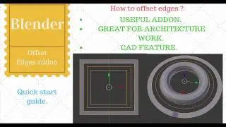 Blender How To Offset Edges? ( Offset Edges Addon Start Guide )