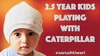 Fun activity with Caterpillar 🐛 #caterpillar 🐛 #aarushtiwari