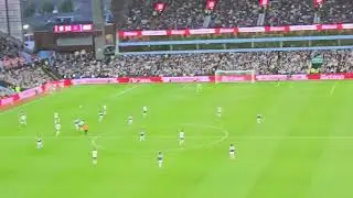 Villa fans showing appreciation to Emi Buendia