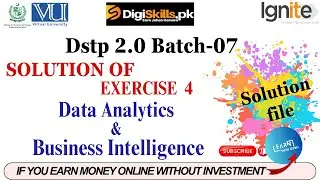 data analytics & business intelligence exercise 4 batch 7 solution 2024  #digiskills #dataanalytics