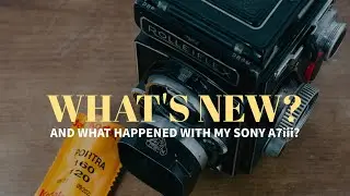 Using a 1950s film camera on top of a volcano