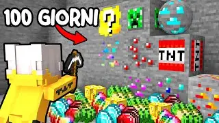 100 GIORNI alla RICERCA di MINERALI RARISSIMI in Minecraft!