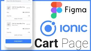 Building a Cart Page - Ionic 5 Figma Design System