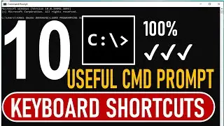 10 Useful Command Prompt Keyboard Shortcuts 