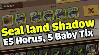 Seal Land Shadow 6-20 - Horus E5, 5 Baby Tix, Deer Pet and Antlers Cane