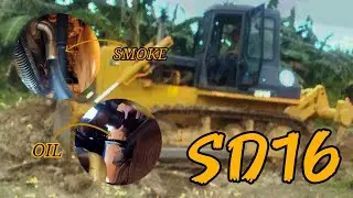 WEICHAI ENGINE OVERHEAT/SMOKE BREATHER/OIL BLOWING OUT FROM A DIPSTICK GAUGE - SHANTUI SD16