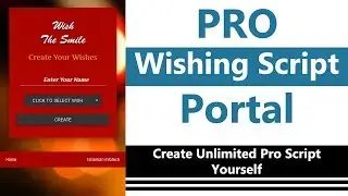 PRO Whatsapp Viral Wishing Script Portal | Create Unlimited Pro Script yourself
