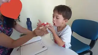 Первое занятие в реабилитационной школе/логопедия/купили стол и стулья/Мерсин/Турция