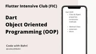 Dart Object Oriented Programming - Flutter Intensive Club (FIC)