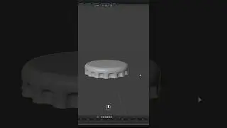 Bottle Cap #blender3dmodelling #shorts