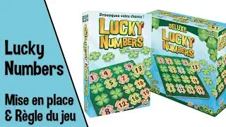 ❓🎲 [Comment ... Y JOUER ?] Lucky Numbers - Mise en place et règle du jeu + mon avis