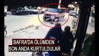 Bafra'da ölümden son anda kurtuldular