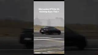 The Ultimate Showdown: GT63s vs 1500hp Ram TRX #comparison #mercedes #shorts #short