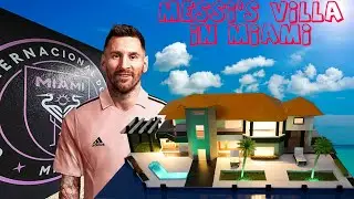 Building a miniature model of Messi's Miami villa #construction #messi #miami