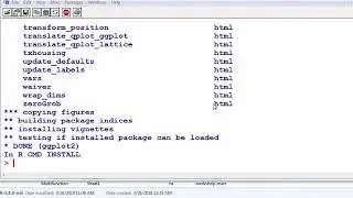 Installing R packages from Github