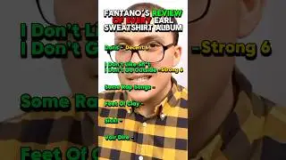 Fantano’s Review Of Every Earl Sweatshirt Album #rap #hiphop #anthonyfantano #earlsweatshirt
