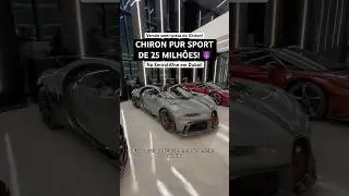A versão SEMI-PISTA do Bugatti CHIRON! Chiron Pur Sport em Dubai! 😈