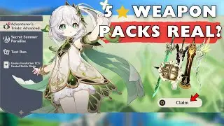PURCHASABLE 5-STAR WEAPON PACKS REAL?! | Genshin Impact