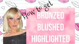 How to get bronzed ,blushed and highlighted | how I do my Finishing powders
