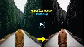 Black Tone Preset_Photoshop Tutorial | Photoshop Tutorials | Sk Graphics #photoshop