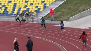 5 забег 4х100 девушки. Первенство города по эстафетному бегу 19.09.18