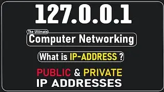 What is IP ADDRESS ? | Explained PUBLIC & PRIVATE IP ADDR | Networking Fundamentals | Urdu/hindi