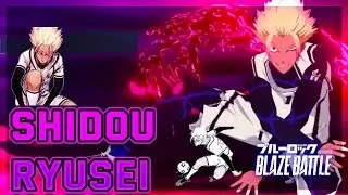 New Ryusei Shidou Summons and Gameplay! | Blue Lock Blaze Battle