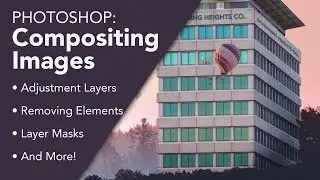 Adobe Photoshop 2021 Tutorial - How to Edit Multiple Images Together Into a Scene