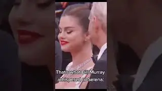 Thats What Bill Muray Whispered To Selena Gomez #Shorts