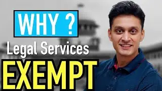 LEGAL SERVICES EXEMPTION From GST || Legal Services Exempt || GST EXEMPTION ||
