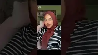 Gaya hijab Ayang fashion live bigo