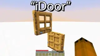 Apple portrayed by minecraft