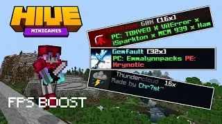 Best Sky Wars PvP Texture Pack | The hive | MCBE/MCPE (FPS BOOST) | 2
