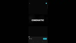 Cinematic text reveal in capcut