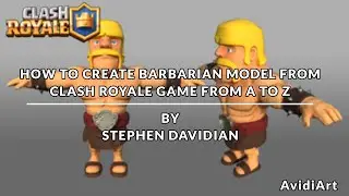 3D Modeling Clash of Clans Barbarian: A Blender Tutorial on Game Art Design & Character Creation