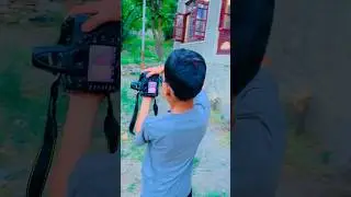 Cute little photographer😍🔥using Dslr camera #dslrcamera #shorts #photography