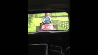 Lawnmower v's speed bump