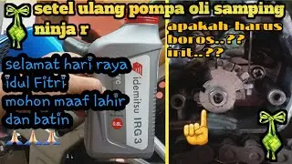 BENGEK ABAL-ABAL》Tutorial menyetel oli samping Ninja R