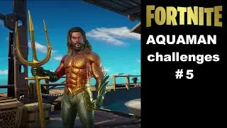 Fortnite Aquaman Challenges #5 | Claim your Trident at Coral Cove + Extra skin