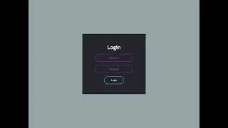 Animated Login form using HTML and CSS | Login Form