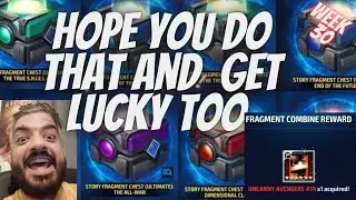 DO NOT SLEEP ON THE EVENTS - YOU GET LUCKY WITH ME ? NO?- STORY FRAGS :WEEK 30 | Marvel Future Fight
