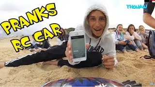 PRANKS RC CAR BEACH FPV VIDEO GAGS GOPRO ONBOARD TRAXXAS