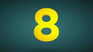 Yellow Glow 3d Countdown In After Effects   Very Cool And Eye Catching   mg momento
